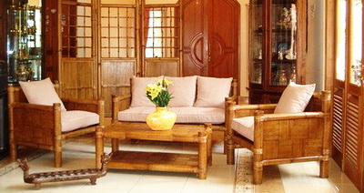 Изысканная и утончённая мебель из бамбука