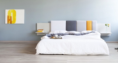 Изголовье кровати - декоративный элемент, создающий атмосферу спальни