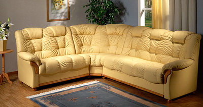 Кожаный и угловой - сразу два преимущества стильного дивана