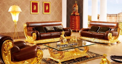 Золочёная мебель - роскошь дворцовых интерьеров в наши дни