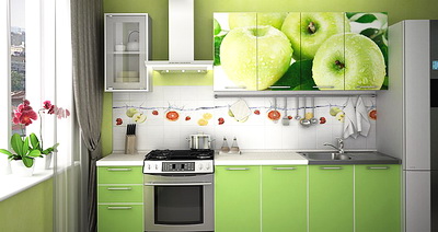 Как создать декор яблочной кухни в доме