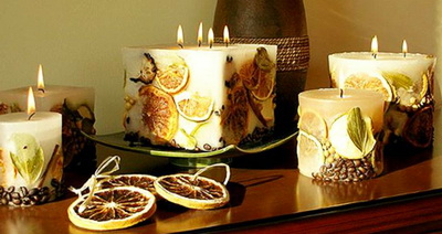 Как своими руками изготовить декоративные свечи