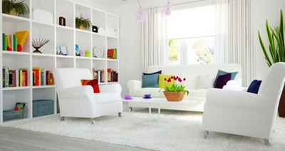 Стиль интерьер квартиры в белом цвете