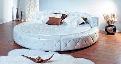 Круглая кровать для спального места