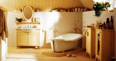 Кантри стиль для Вашей ванной комнаты