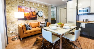 Идея с диваном для кухни