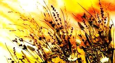 Картина-панно из сухих листьев как природный акцент в интерьере