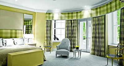 Клетчатый интерьер — уют, динамика и визуальный ритм пространства