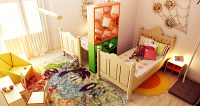 Как обустроить детскую для двоих, если характеры и вкусы малышей разные