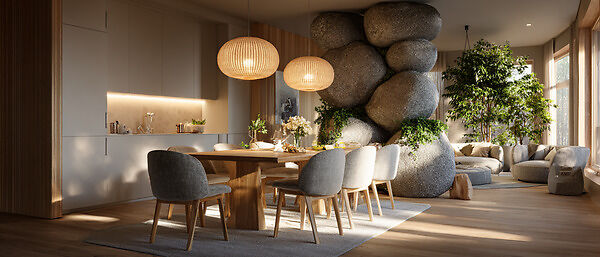 Как оформить обеденную зону в квартире: идеи зонирования и уюта