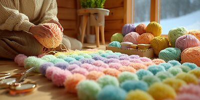 Оригинальный коврик своими руками: уют, творчество и немного фантазии