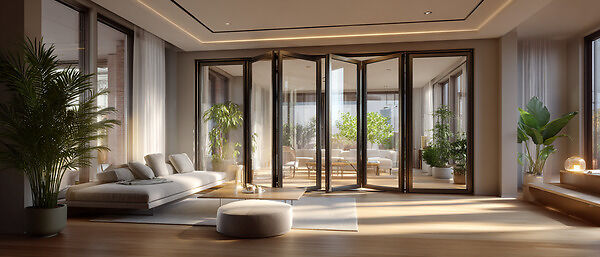 Складные двери в интерьере: как сэкономить пространство и сделать квартиру удобнее