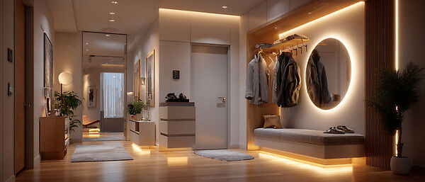 Как грамотно оформить прихожую и расставить предметы для стильного первого впечатления