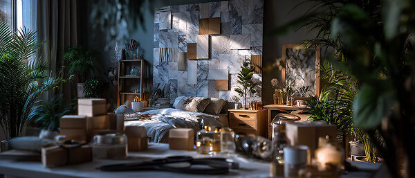 Как превратить остатки обоев в стильный декор и полезные вещи