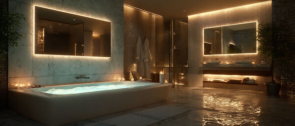 Освещение в ванной комнате: как создать комфорт, стиль и правильную атмосферу