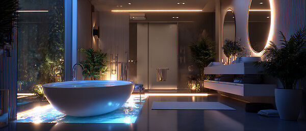 Современная ванная комната: идеи стиля, комфорта и визуального вау-эффекта