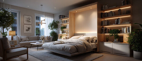 Шкаф-кровать в интерьере: умное решение для экономии пространства и комфорта