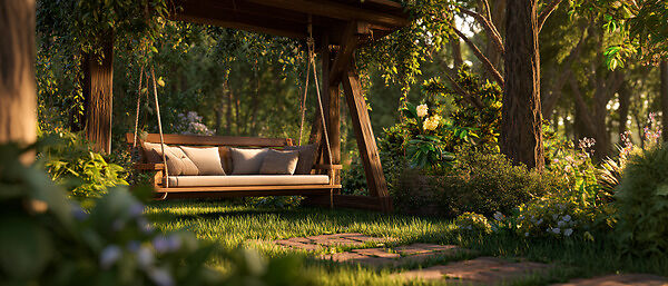 Садовые качели на даче: как выбрать идеальный вариант для отдыха